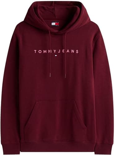 Thumbnail 4 de Tommy Jeans Sudadera Linear Logo con Capucha Rojo XS