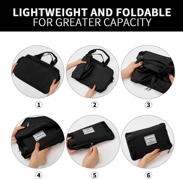 Thumbnail 6 de Fioretto women’s foldable weekend bag with wet pocket and shoe compartment (45L)