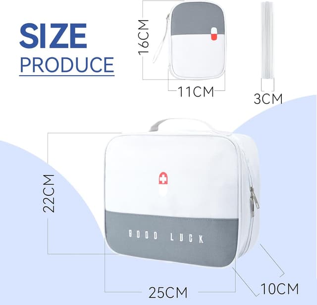 Detalle 2 de Jukibole Medikamententasche 25×20×13,5 cm 🩺