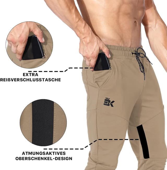 Detalle de BROKIG Jogginghose – Slim Fit Baumwolle