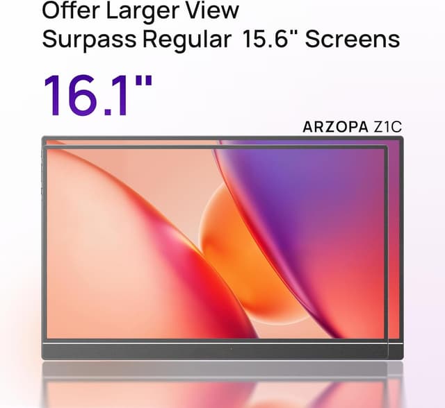 Detalle 2 de ARZOPA 16.1" FHD Portable Monitor 1920×1080