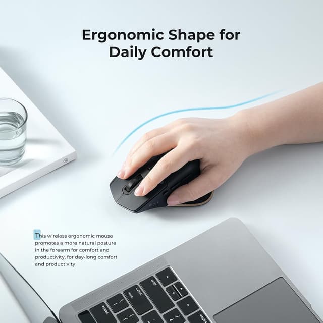 Detalle de iClever Bluetooth Maus 500 mAh đ±