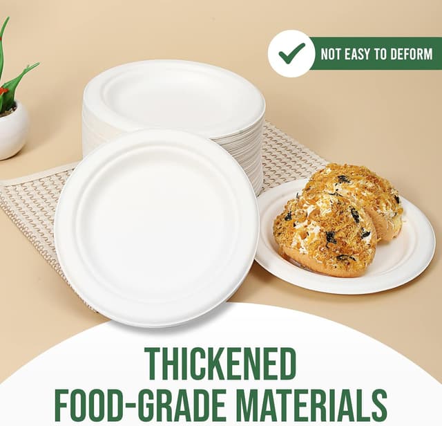 Thumbnail 2 de TaidMiao 6 Inch Compostable Plates