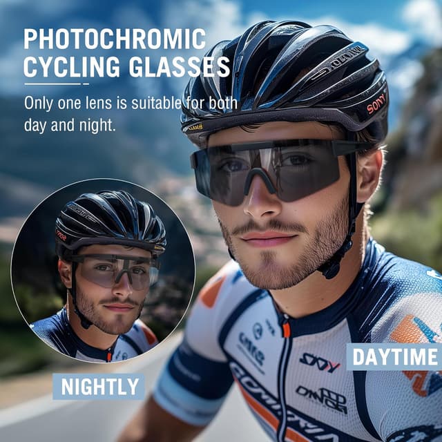 Thumbnail 1 de Suoso photochromic cycling glasses UV400