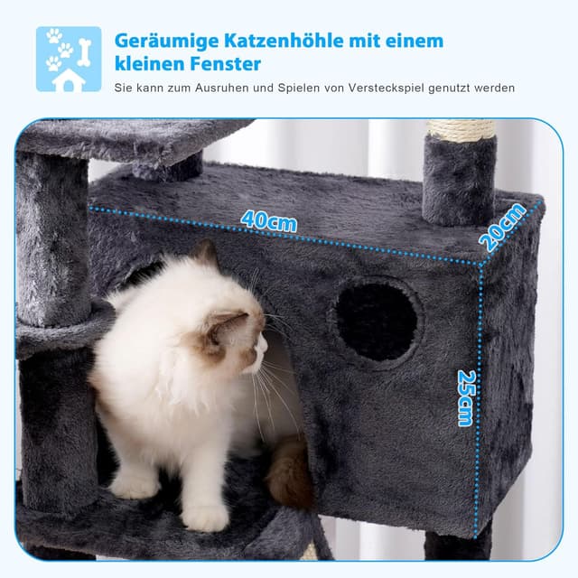 Thumbnail 4 de Hey-brother Kratzbaum 135 cm