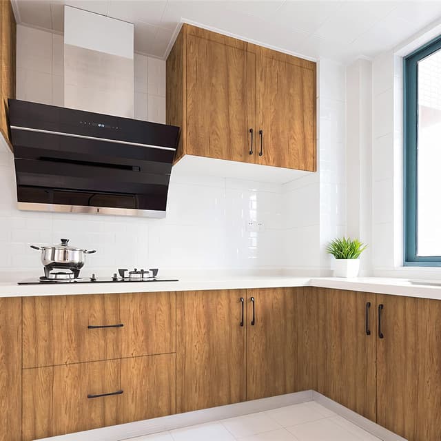 Detalle de Hode Carta Pellicola Adesiva Effetto Legno 40x600 cm per mobili, top e pareti