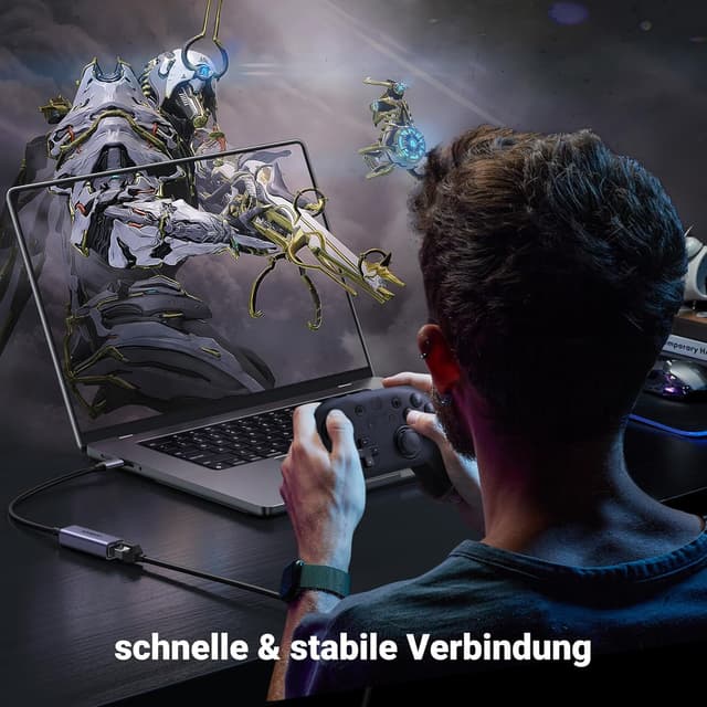 Detalle de UGREEN USB‑C Ethernet Adapter 1000Mbps LAN Adapter