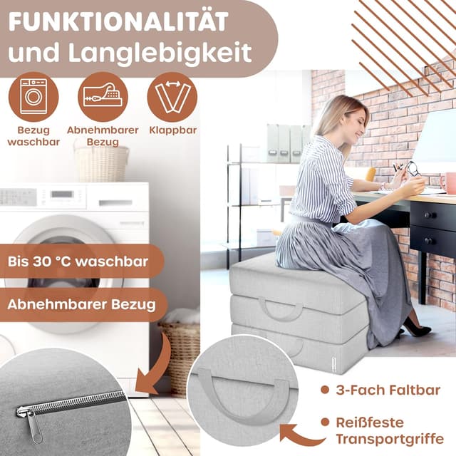 Thumbnail 3 de KESSER Klappmatratze 90 x 200 x 15 cm