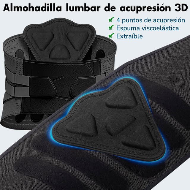 Thumbnail 1 de mezzuno Faja Lumbar XL 8 puntos Compresión