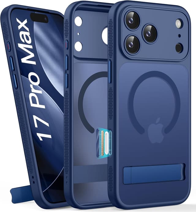 Detalle de BXYJY Magnetic Case for iPhone 17 Pro Max (MagSafe, Camera Control, Stand)