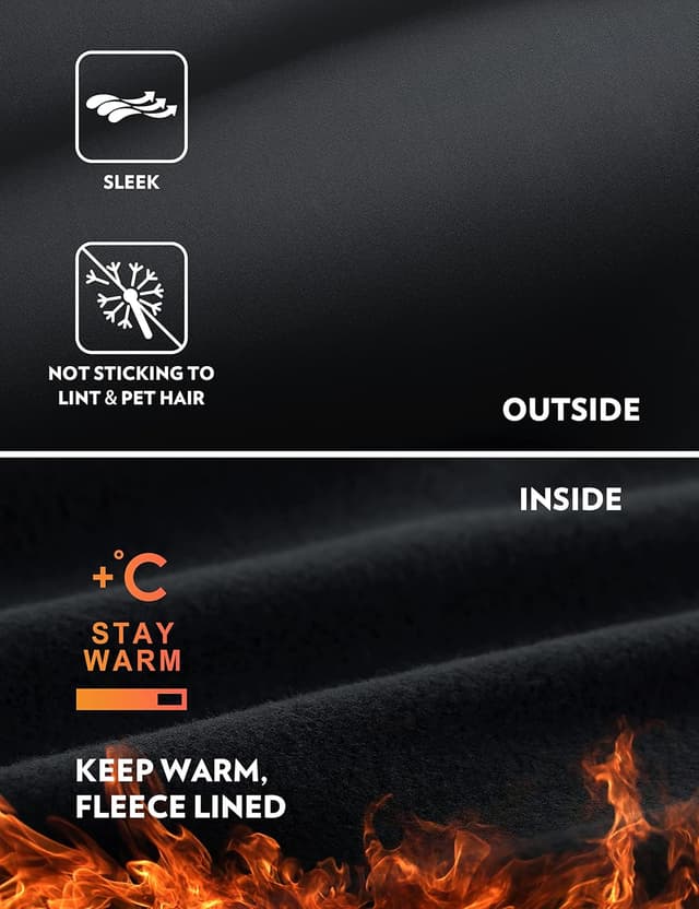 Detalle de CRZ YOGA Leggings termici donna alto giro vita con tasca 64/71 cm