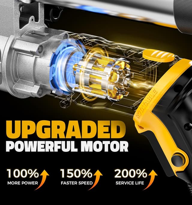 Detalle 2 de Ecarke Cordless Grease Gun 12000 PSI 🛠