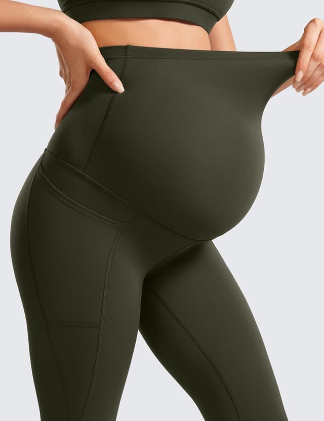 Detalle 2 de CRZ YOGA Butterluxe leggings premaman con tasche per yoga e relax (63 cm)