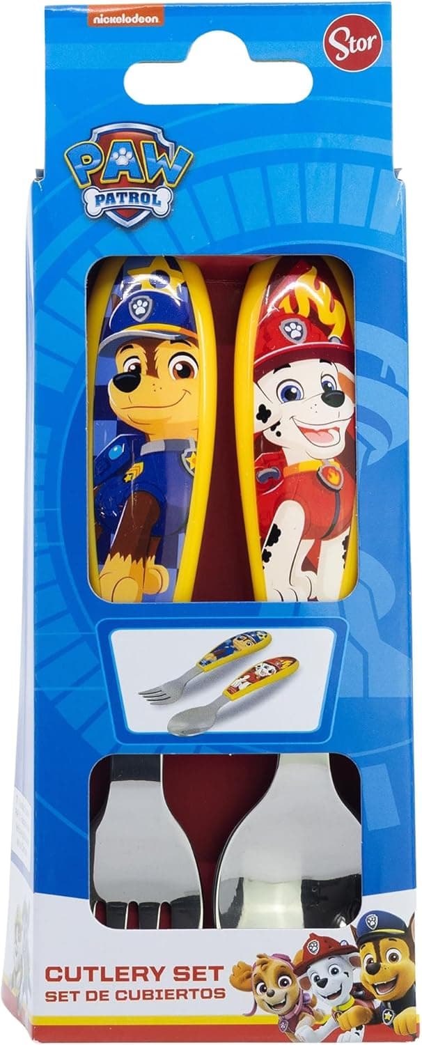 Detalle 2 de Set de 2 couverts métalliques Paw Patrol 🥢