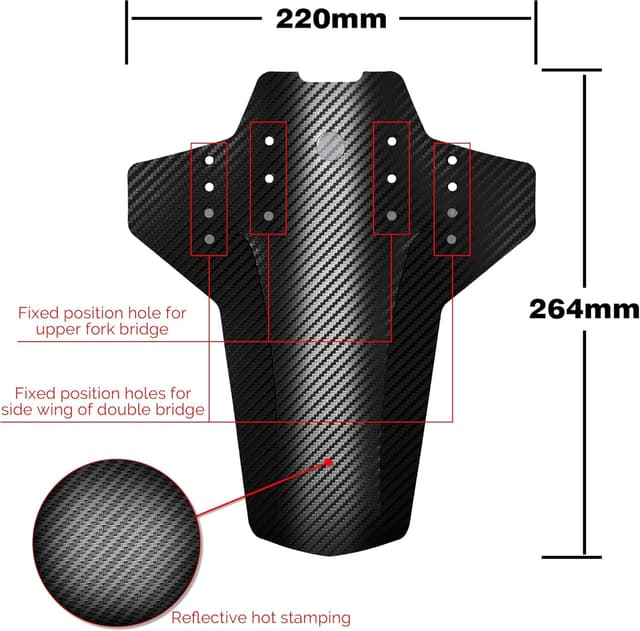 Thumbnail 2 de FETESNICE MTB Schutzblech 26–29 Zoll