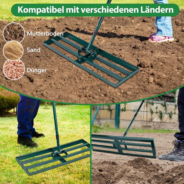 Thumbnail 4 de Signstek Rasenrakel 76 × 25 cm Rasenegalisierer