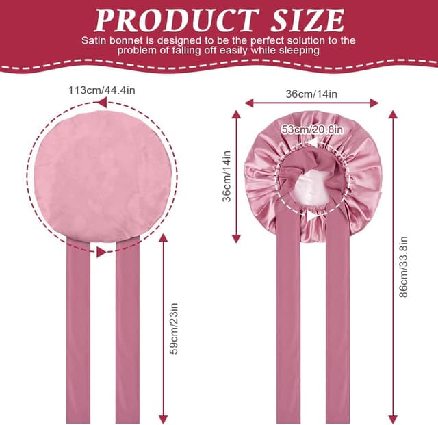 Detalle 2 de ACWOO Satin Bonnet 1pc night cap