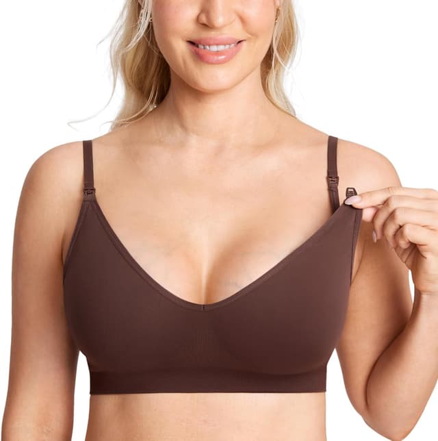 Thumbnail 6 de MOMANDA seamless nursing bra bralette (wireless, non-padded) for breastfeeding and sleep