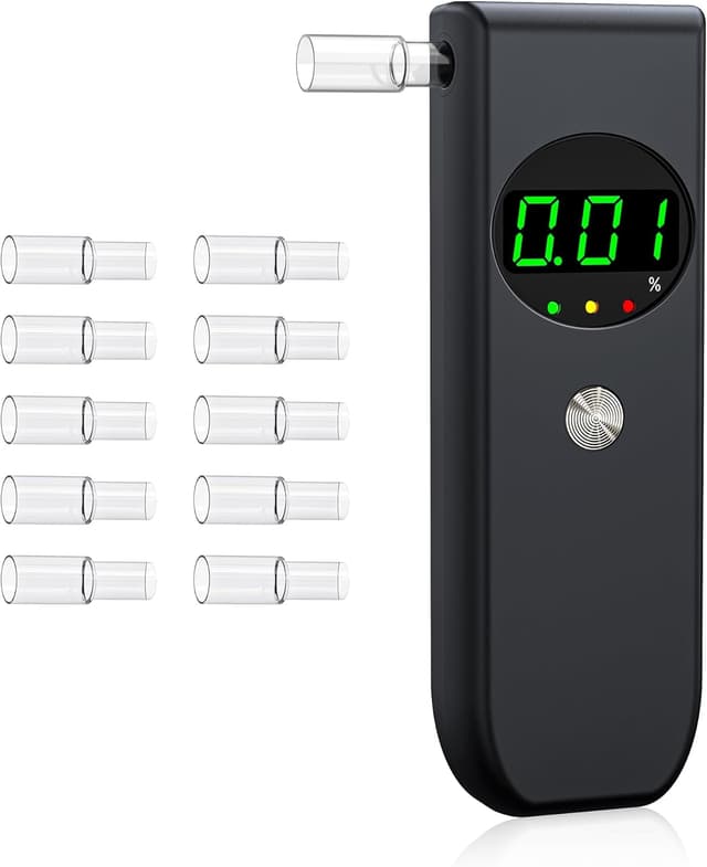 Thumbnail 6 de COCOCKA alcohol breathalyser with LCD, 10 tips