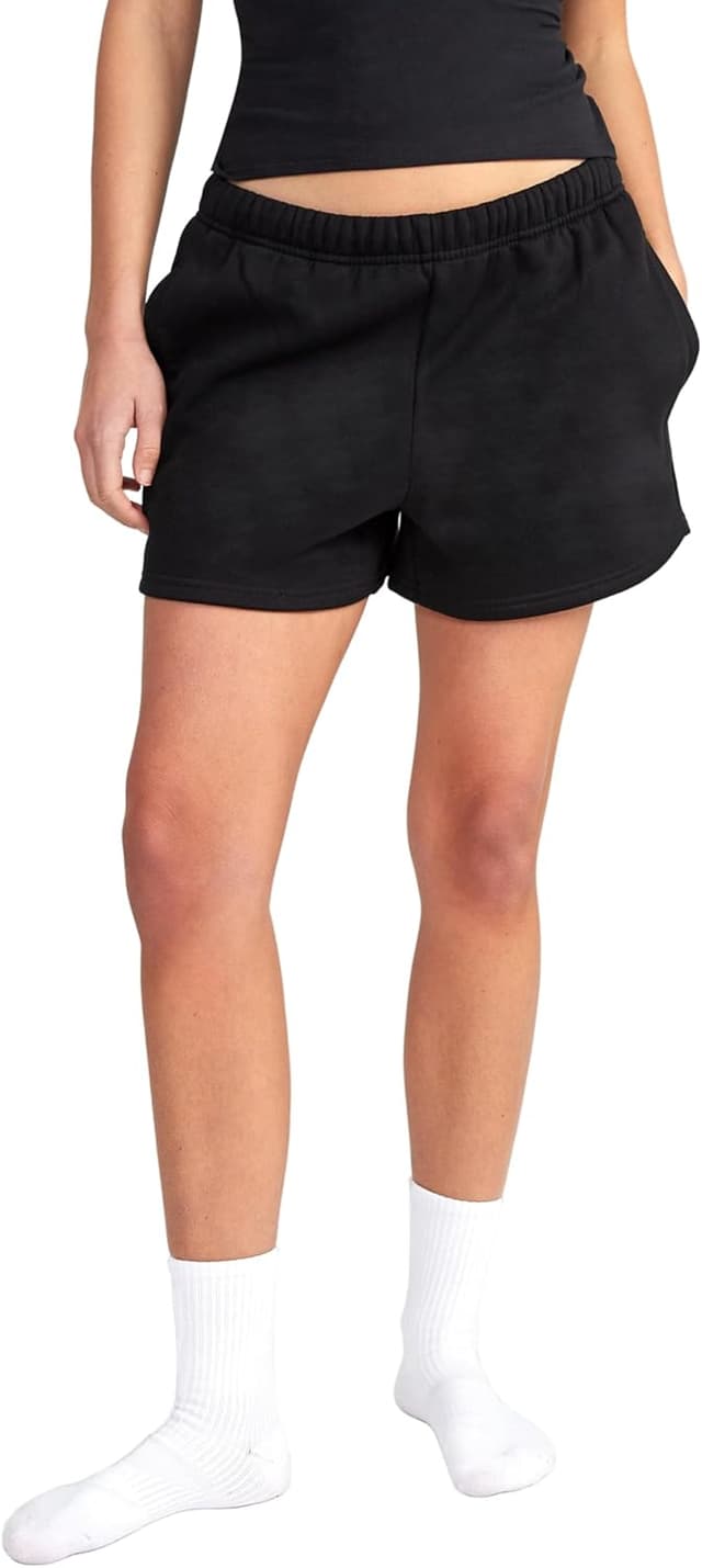 Detalle de Style & Republic Damen-Shorts aus Baumwolle – relaxed Sommerhose für Yoga, Jogging & Lounge