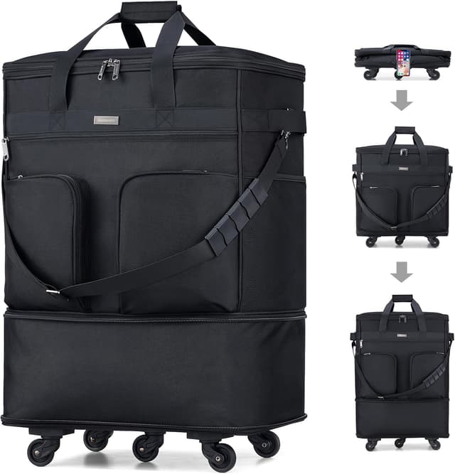Detalle de Hanke Expandable Large Suitcase 98L Foldable