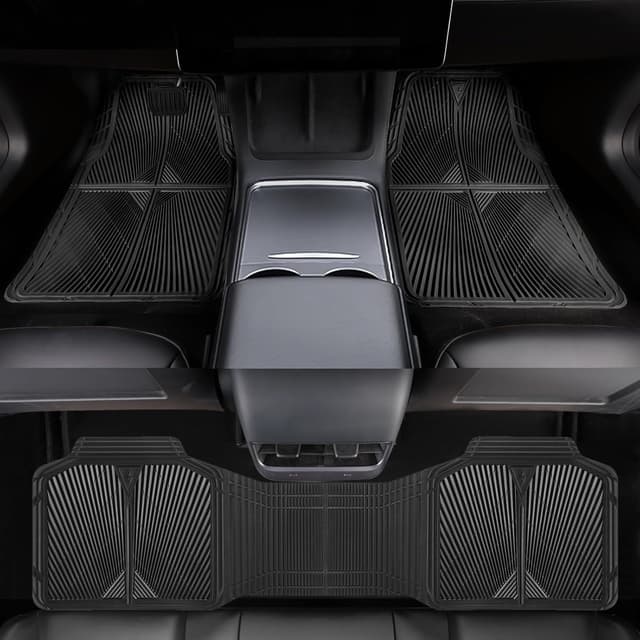 Detalle 2 de CAR PASS Rubber Floor Mats 3-Piece