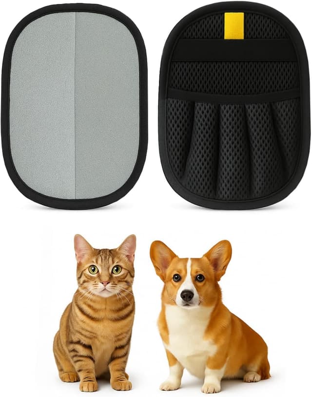 Detalle de ZenithyrEn 2 Guanti Peli Gatto e Cane con effetto elettrostatico