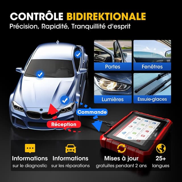 Thumbnail 4 de Launch X431 Pros Elite valise diagnostic auto 38 services