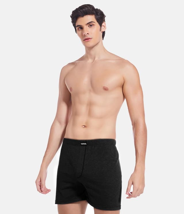 Detalle 2 de YESWEL 6er/10er Pack Herren-Boxershorts aus atmungsaktivem Baumwollmix – lockere Retro-Unterwäsche (M–4XL)