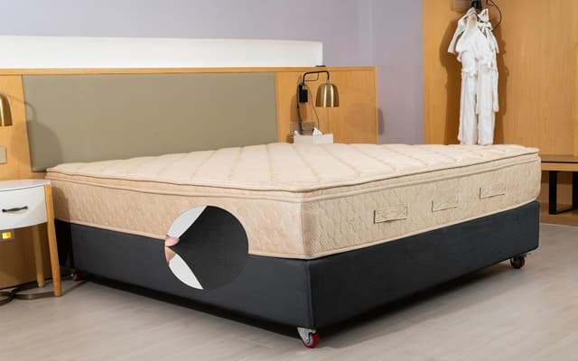 Thumbnail 6 de DUJUIKE mantovana in velluto riccio per divano letto, coprigiroletto elasticizzato (larghezza letto singolo 90–100 cm) – nero