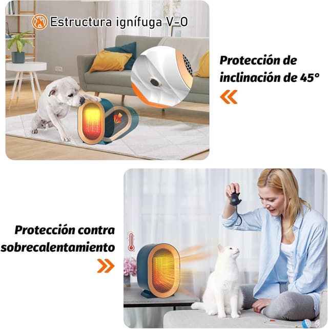 Thumbnail 4 de Calefactor Eléctrico Cerámico PTC 1200W