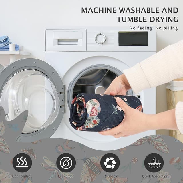 Thumbnail 3 de IEUUMLER EU014 Tappetini assorbenti riutilizzabili 2 pezzi