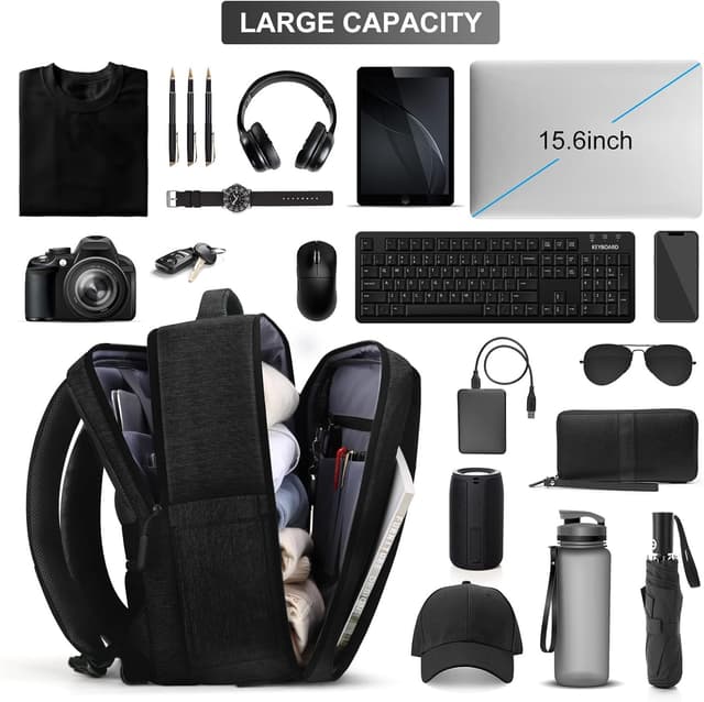 Detalle de HOMIEE Cabin Size Ryanair Backpack 24L