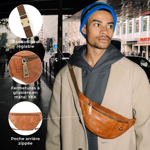 Thumbnail 4 de Berliner Bags Turin sac banane 30,5 cm