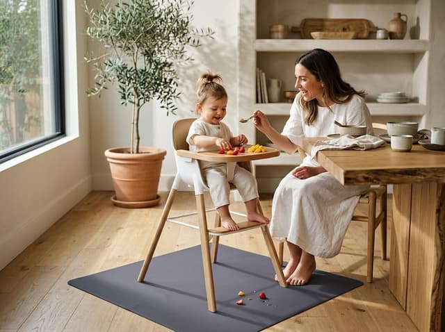 Detalle de 51 inch splash mat for high chair