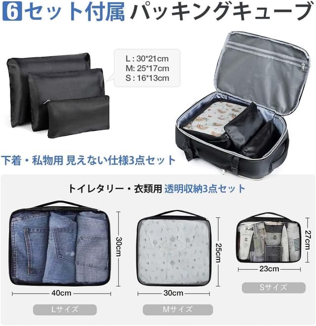 Detalle de Lekesky Travel Backpack Cabin Size (17-inch laptop) – 30L waterproof carry-on rucksack