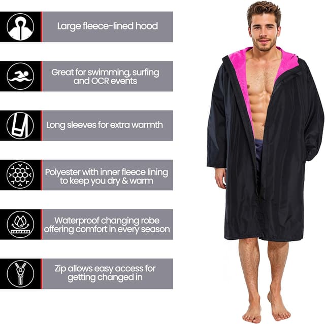 Thumbnail 1 de Heatwave Changing Robe Unisex 2 sizes 🏄