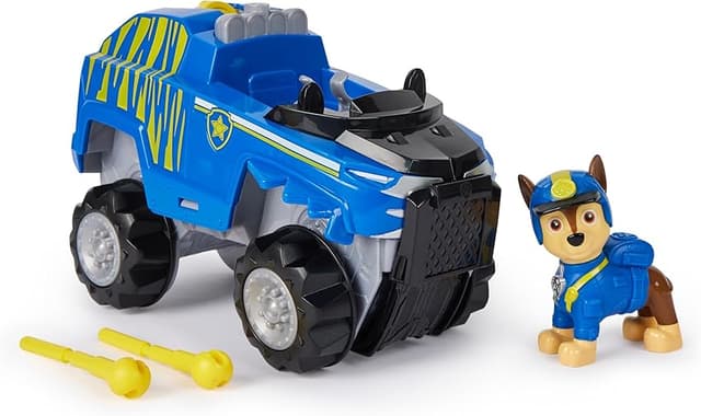 Detalle de Paw Patrol 6067758 Pack Chase Jungle Pups y vehículo