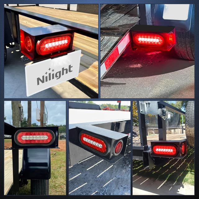 Thumbnail 6 de Nilight 3LED Trailer Light Box Kit 6" Oval