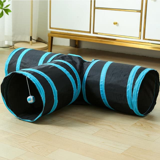 Detalle de Cat tunnel toy kit for indoor cats