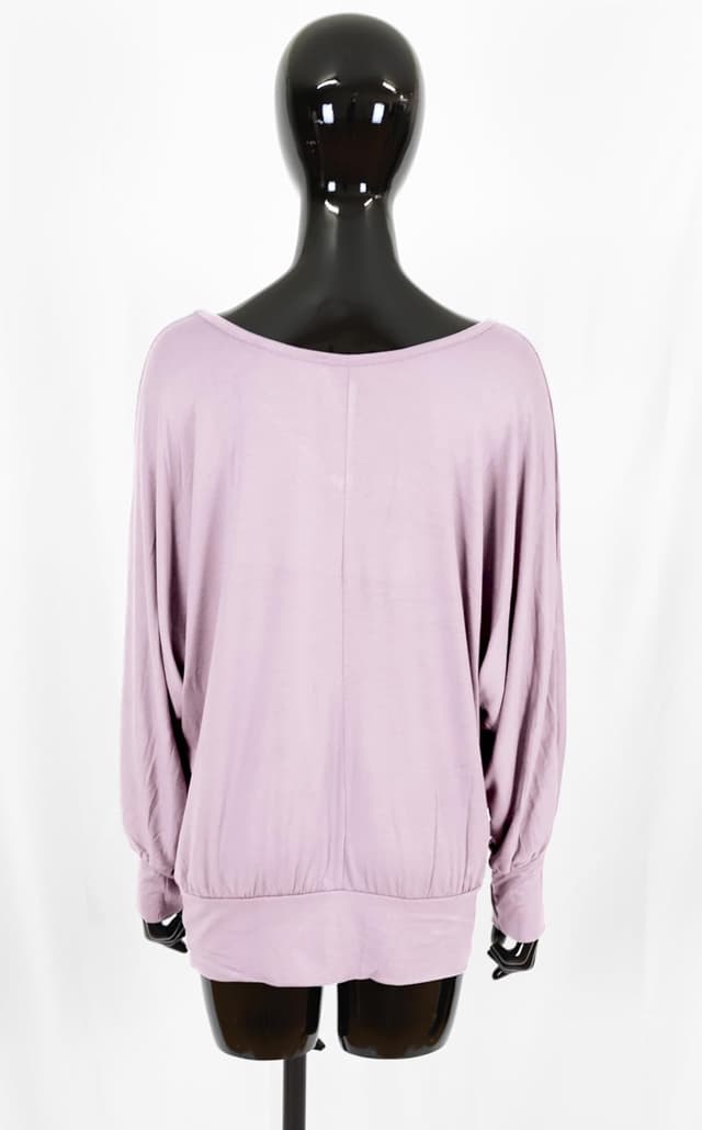 Detalle de Van Der Rich Damen-T-Shirt „Raffinierte Einfachheit“ – einfarbiges Longsleeve zum Kombinieren