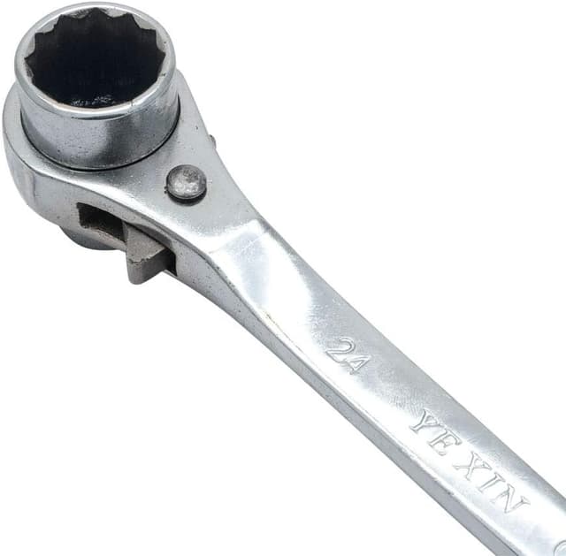 Thumbnail 2 de 19-24mm Scaffold Spanner Ratcheting Socket Wrench
