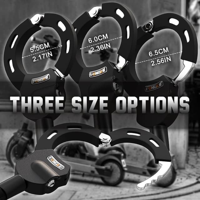 Thumbnail 6 de FONGKE E-Scooter Schloss 8 mm Kettenschloss