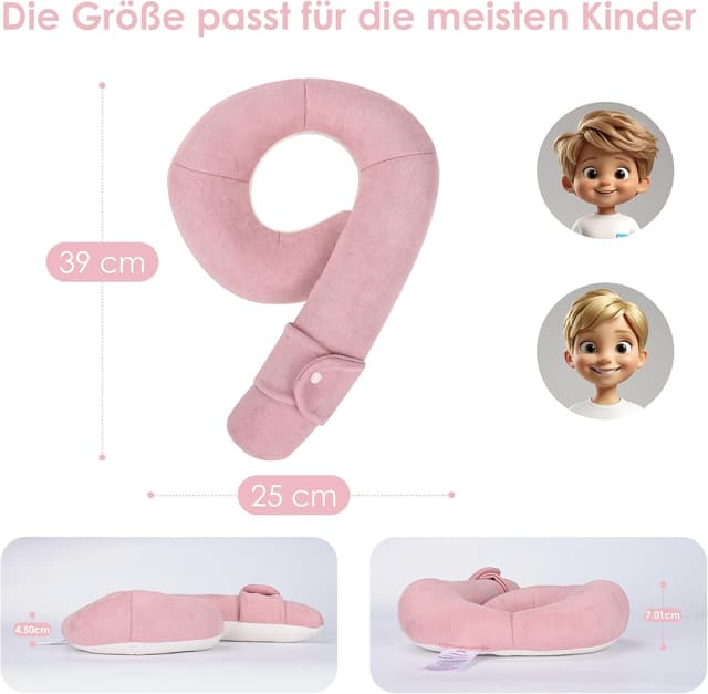 Thumbnail 4 de WENRENER Kinder Nackenkissen mit Verstellung