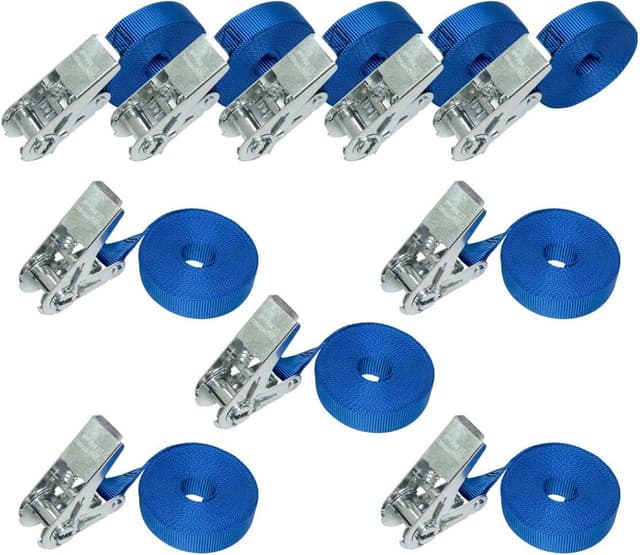 Imagen de Amazon Basics Spanngurte 6 m, 25 mm, 800 kg en OfertitasTOP