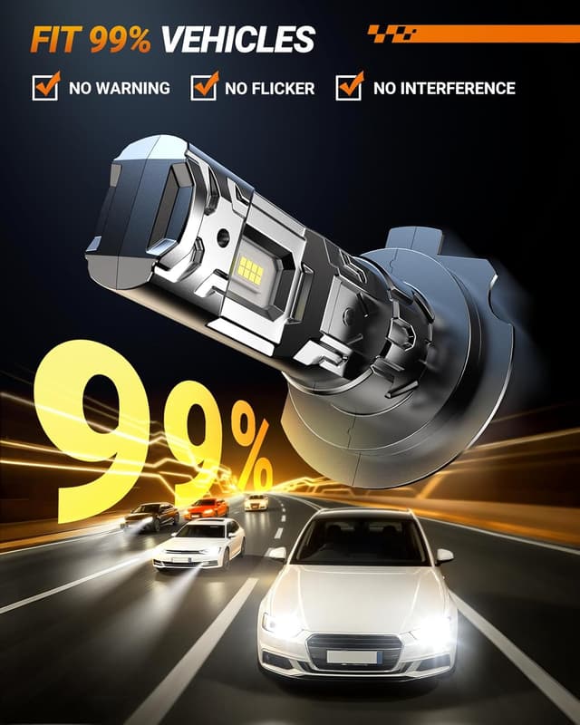 Detalle de SEALIGHT ampoules LED H7 32000 lm 6500 K, kit conversion halogène Plug and Play (2 pièces)