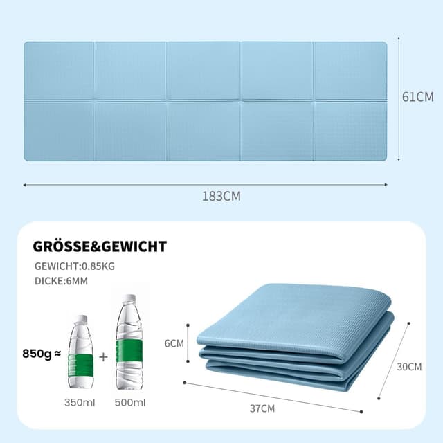 Detalle 2 de Good Nite Esterilla de Yoga 183 × 61 × 0,6 cm