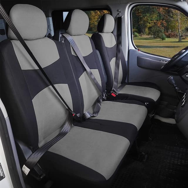 Thumbnail 4 de TOYOUN fundas asientos 1+2 gris para furgonetas
