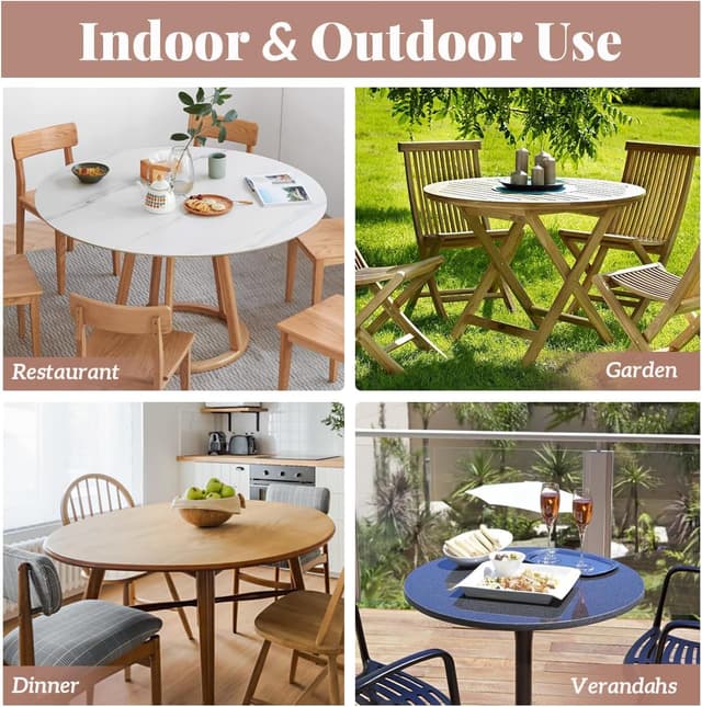 Thumbnail 5 de Odot Mantel Antimanchas Ajustable 140cm 🌧️ Mesa Redonda Impermeable