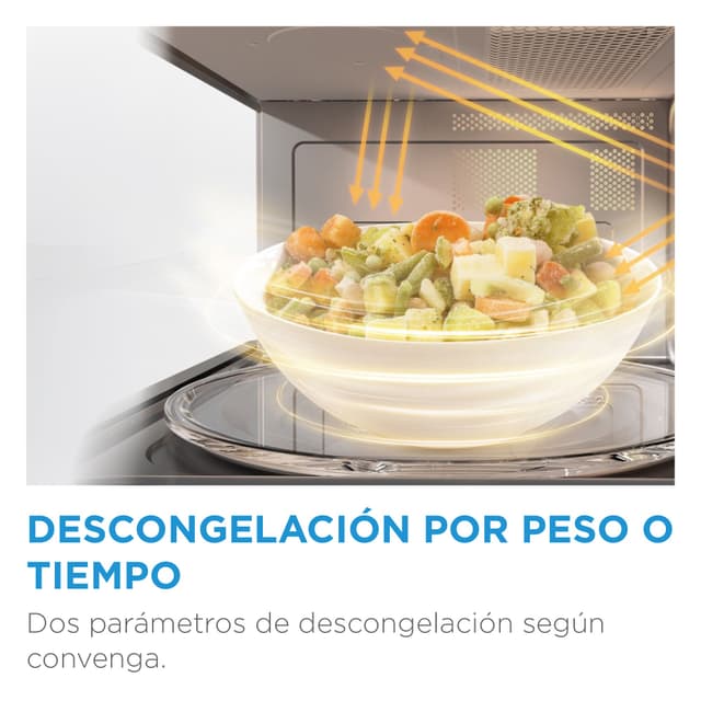 Detalle 2 de Midea MCM238GDWP microondas con grill 23 litros